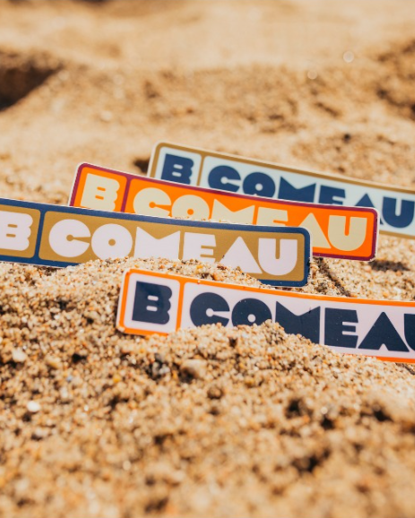 Collant B-Comeau - Bleu/Rose