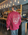 Charger l'image dans la visionneuse de la galerie, Crewneck Baie STP bourgogne