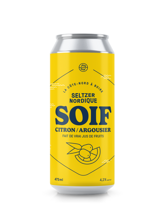 Seltzer Soif Citron Argousier 473ml