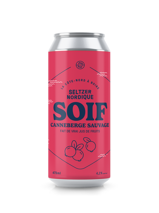Seltzer Soif Canneberge Sauvage 473ml