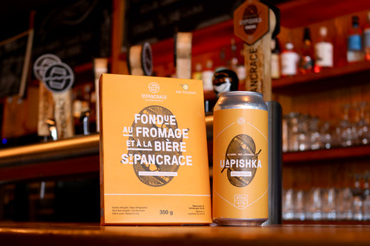 Fondue au fromage et à la bière Uapishka