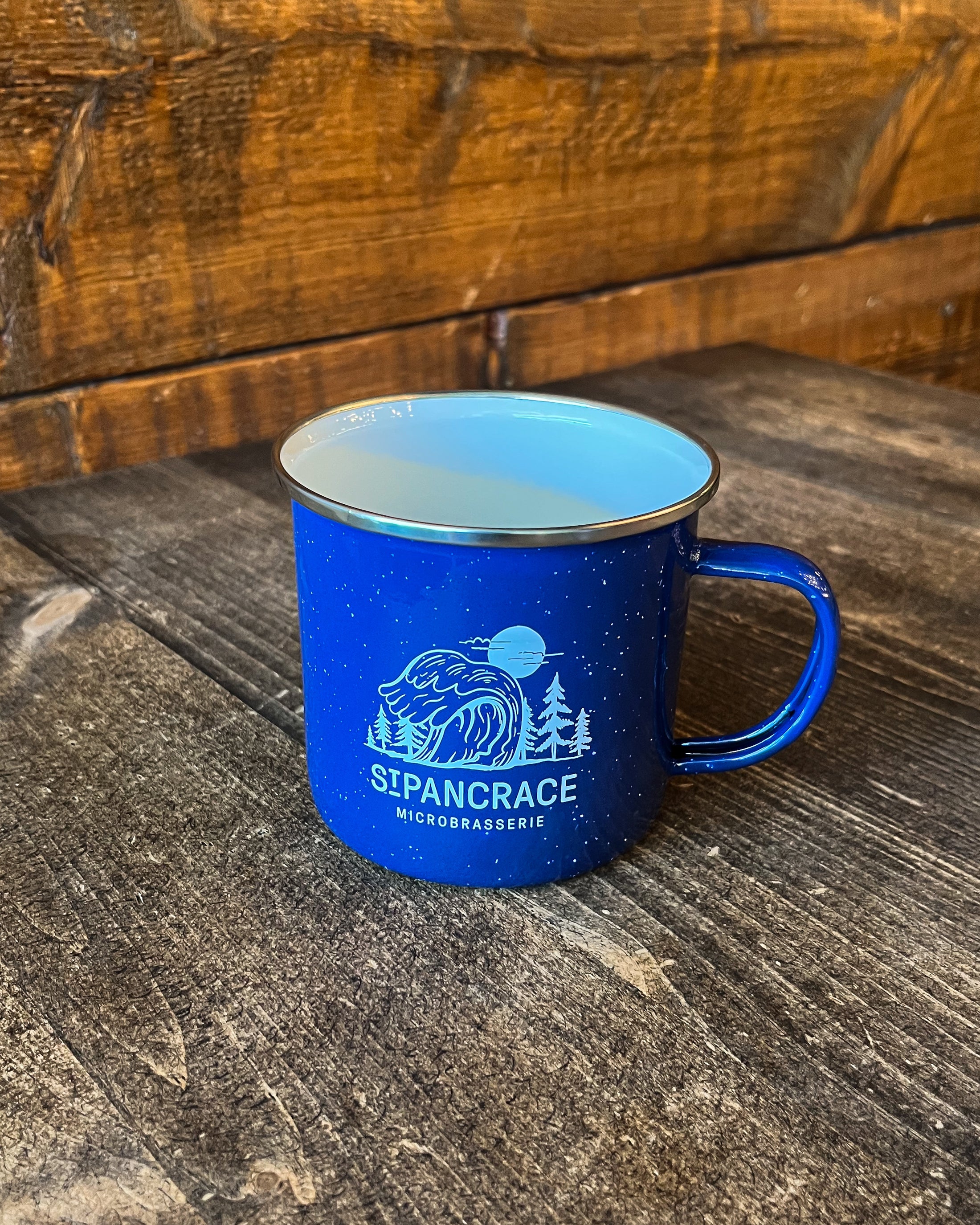 Tasse en acier émaillé 16oz