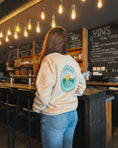Charger l'image dans la visionneuse de la galerie, Crewneck crème logo rond
