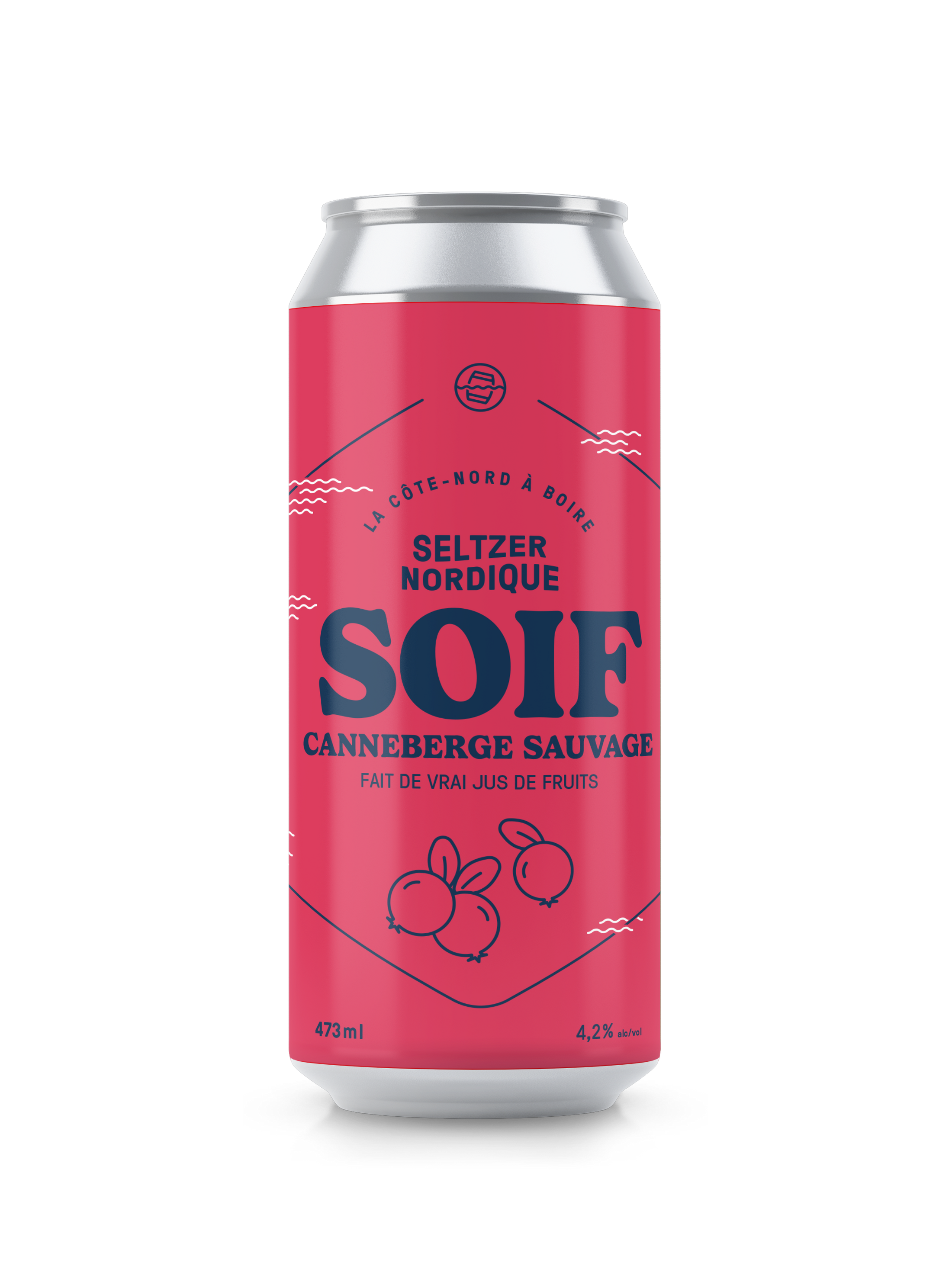 Seltzer Soif Canneberge Sauvage 473ml