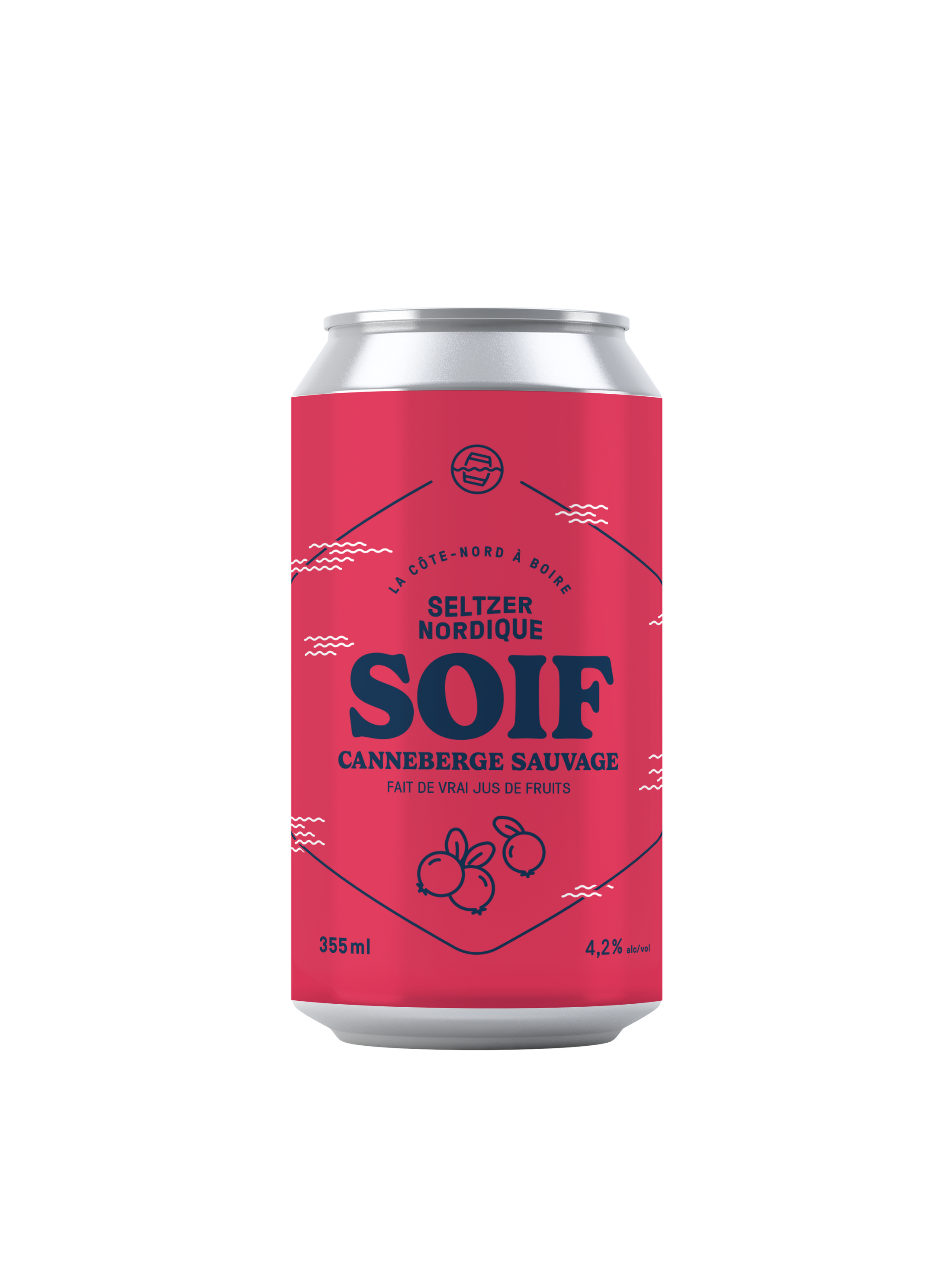 Seltzer Soif Canneberge Sauvage 355ml